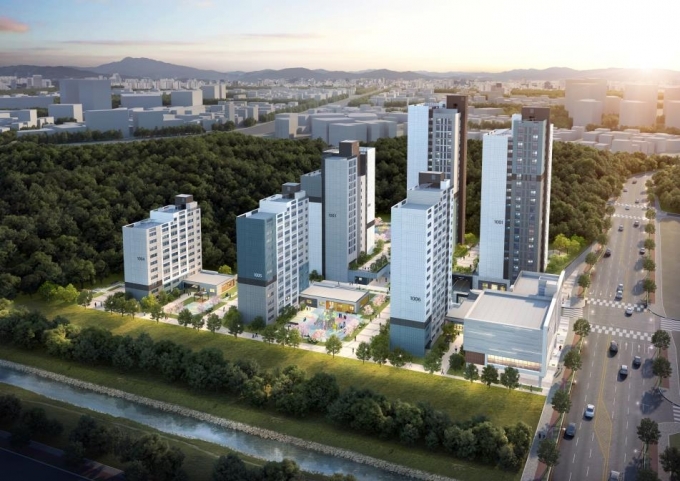 한국토지주택공사(LH)가 과천 지식정보타운과 남양주 별내에 위치한 '통합공공임대주택' 입주 신청을 15일부터 오는 18일까지 받는다. 사진은 과천 통합공공임대주택 조감도./사진=LH