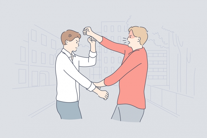 대화를 거절한다며 직장 상사를 폭행한 40대 남성에게 실형이 선고됐다. 사진은 기사와 무관함. /사진=이미지투데이