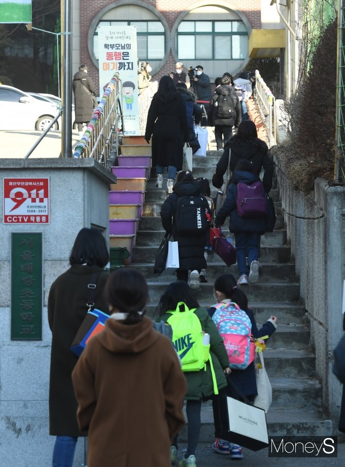 [머니S포토] 초등학교 '전면등교'