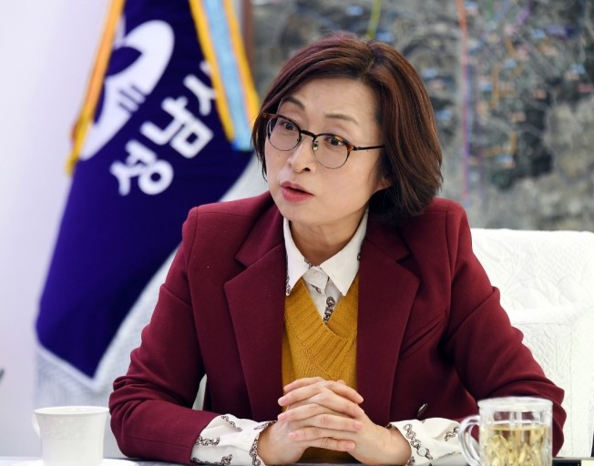 성남시가 분당서울대학교병원 등 8곳 의료기관, 네이버 클라우드와 손잡고 의료 빅데이터 플랫폼 구축에 나선다. 사진은 은수미 성남시장. / 사진제공=성남시