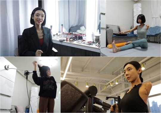 피트니스 선수 김나윤이 교통사고 후 한 팔로 살아가는 일상을 공개했다. /사진=TV조선 제공