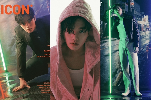 배우 송강이 최근 세계적인 명성의 독일 매거진 '미스터 아이콘(Mr ICON)'에 단독 커버됐다. /사진=미스터아이콘 제공