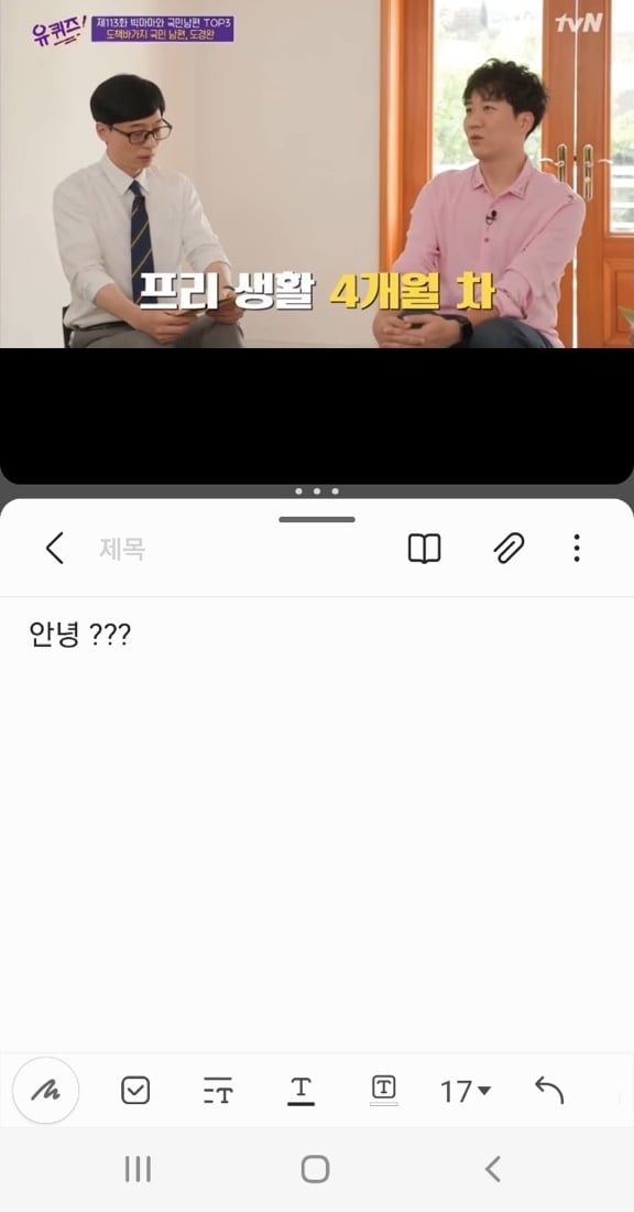유튜브를 보는 사람들에게 유용한 '분할 화면' 기능이 있다. /사진=송은정 기자