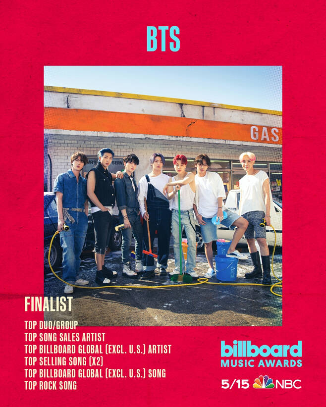 방탕소년단이 2022 BMA에서 6개부문 7개 수상 후보에 올랐다. /사진제공=빅히트뮤직