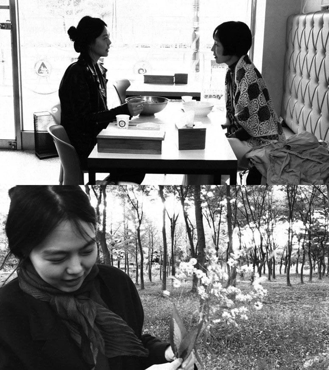 제 2회 베를린국제영화제에서 은곰상(심사위원대상) 수상작 '소설가의 영화'가 촬영 현장 스틸을 공개했다. /사진=전원사 제공