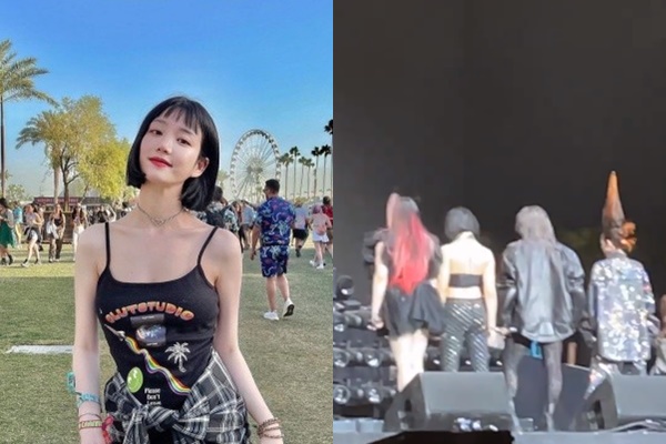 이유비가 2NE1 무대를 직관하는 근황을 공개해 화제를 모으고 있다. /사진=이유비 인스타그램