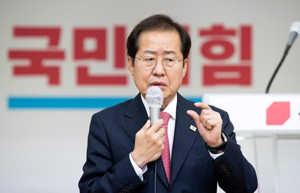 홍준표 국민의힘 의원이 이른바 '검수완박' 중재안을 반대하는 검찰을 비판했다. /사진=뉴스1
