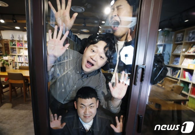 서울 마포구 한 카페. '피식대학' 정재형, 김민수, 이용주 인터뷰/뉴스1 © News1 권현진 기자