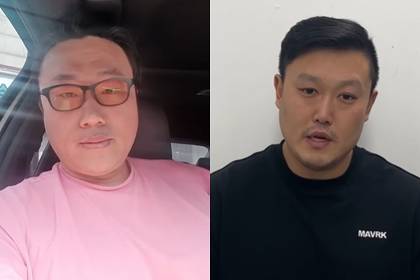 명현만과 영철이 스파링하고 있는 장면. /사진=명현만 유튜브 갈무리