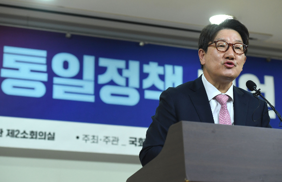권성동 국민의힘 원내대표가 여성가족부 폐지 입법 추진 방침을 분명히 했다. /사진=뉴시스