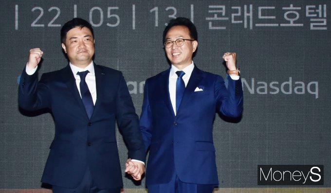 [머니S포토] 온페이스게임즈&AGBA, 나스닥 상장 스팩합병 MOU 체결식
