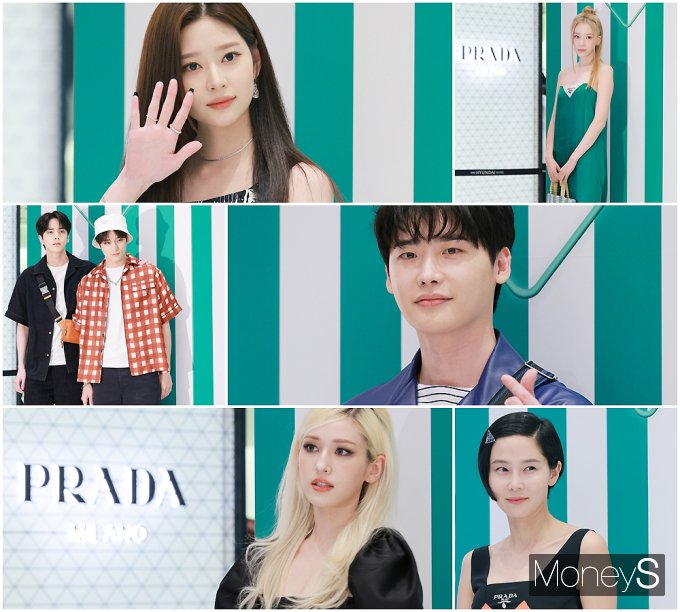 [머니S포토] 이종석부터 전소미까지, 프라다 팝업스토어 오픈 포토콜