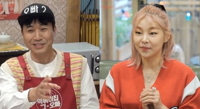 MBC 에브리원 '떡볶이집 그 오빠'에서 김종민과 송해나의 1년 전 러브라인의 진실이 밝혀질 예정이다. 사진은 김종민(왼쪽)과 송해나의 모습. /사진=MBC에브리원 '떡볶이집 그 오빠'