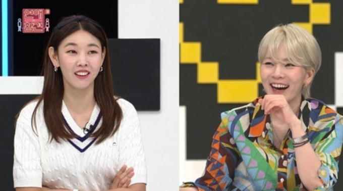 고민녀의 현재 남자친구가 고민녀의 전 남자친구와 절친이 된 사연이 공개되자 방송인 한혜진이 찐 반응을 내놓았다. /사진=KBS Joy '연애의 참견3' 제공