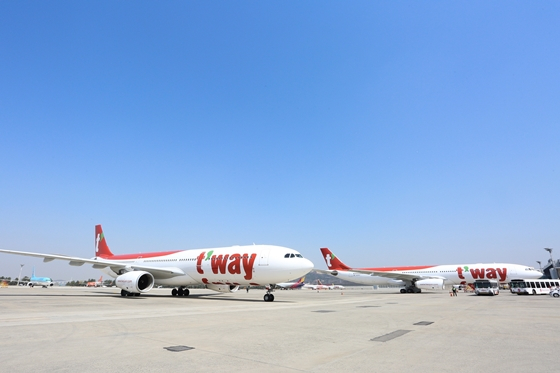 티웨이항공 A330-300 1,2호기. /사진=티웨이항공