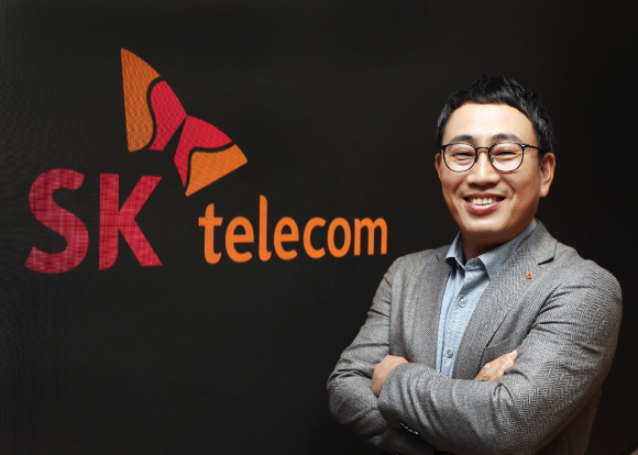 유영상 SK텔레콤 CEO가 사단법인 한국경영과학회가 2일 개최한 '2022년 춘계공동학술대회'에서 'SK텔레콤의 인공지능(AI) 전환 전략'을 주제로 기조연설을 진행했다. /사진=SK텔레콤