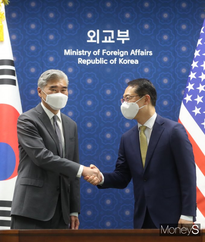 [머니S포토] 北핵실험 우려속 한미 북핵대표 협의
