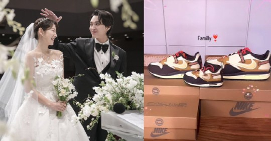 박신혜는 4일 "Family♥"라는 짧은 코멘트와 함께 선물 받은 가족 신발을 공개했다. /사진=박신혜 인스타그램