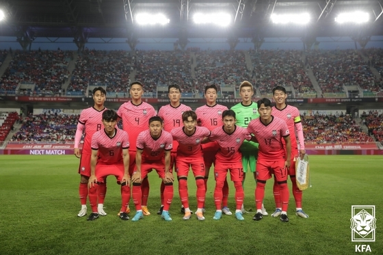 [사진] 파라과이와 평가전 갖는 대한민국