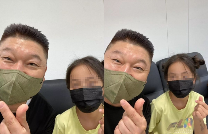 그룹 쥬얼리 출신 이지현이 딸과 방송인 강호동이 만난 사진을 공개했다. /사진=이지현 인스타그램 갈무리