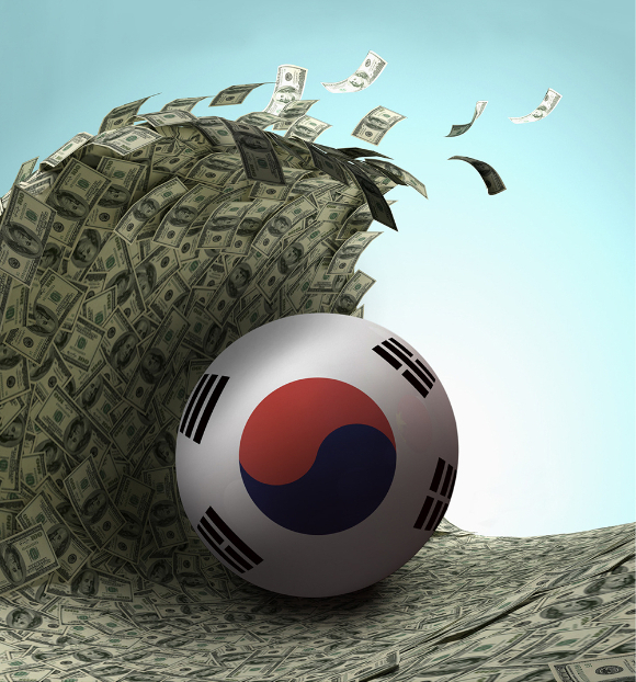 미국 중앙은행인 연방준비제도(Fed·연준)가 예고된 대로 기준금리를 한번에 0.75%포인트 올리는 ‘자이언트스텝’을 밟았다. 미국의 기준금리는 단번에 1.50~1.75%로 뛰면서 한국과 기준금리과 같아졌다. 미국은 추가 자이언트스텝을 예고하면서 다음달 한미 금리 역전현상이 현실화할 것으로 보인다./그래픽=김은옥 기자