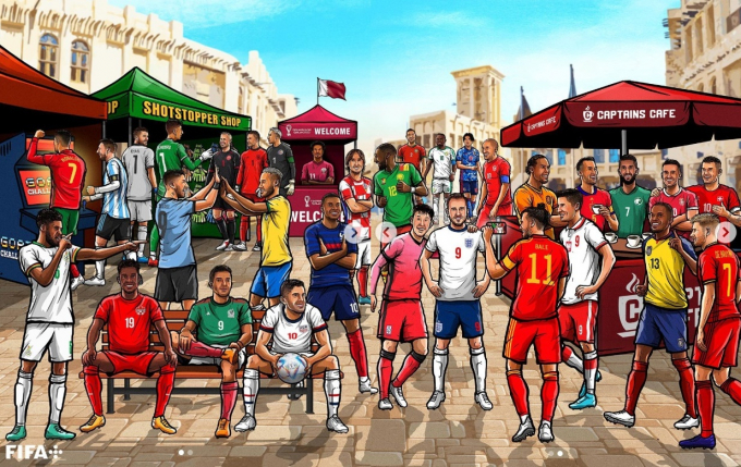 FIFA는 15일(한국시각) 인스타그램에 카타르월드컵 본선에 나가는 32개팀의 스타 선수들 모습이 담긴 포스터를 올렸다. /사진=FIFA 인스타그램