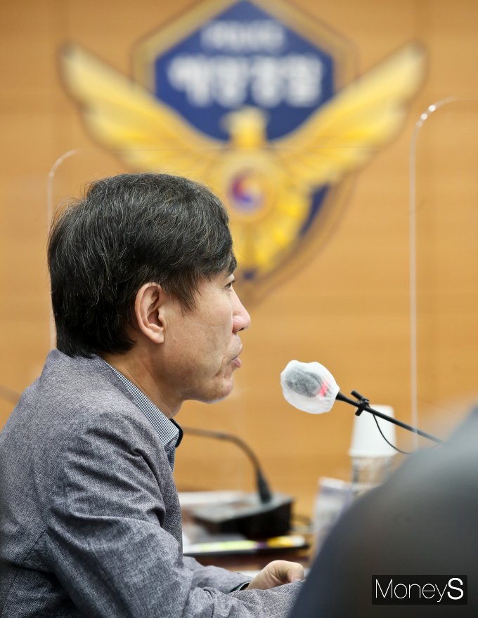 [머니S포토] 당시 현장 관련 질의하는 하태경 TF 위원장