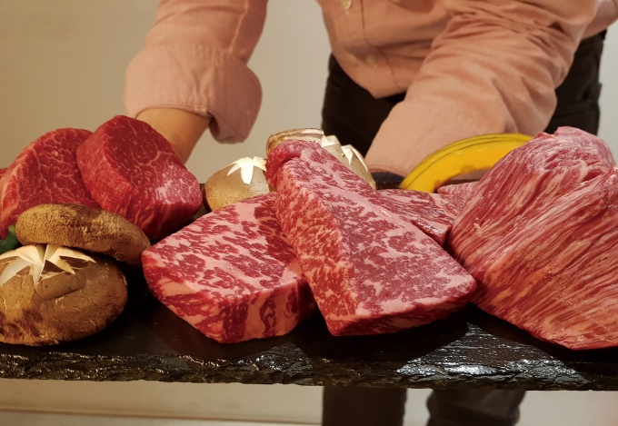 수린의 한우 메뉴./사진=다이어리알