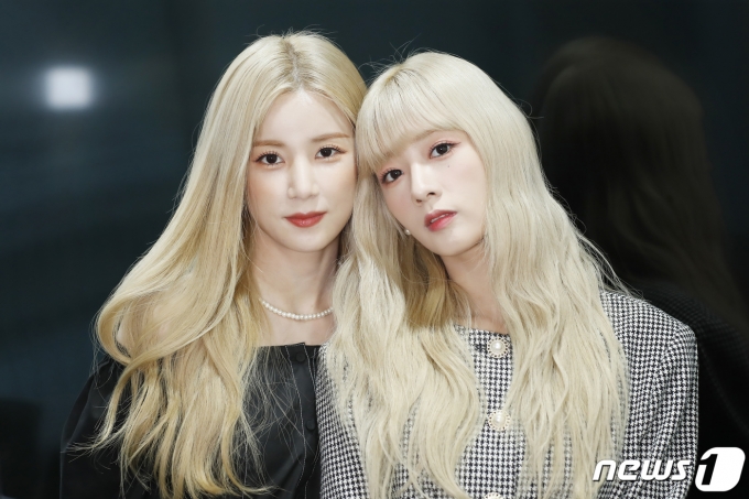 에이핑크 첫 유닛 초봄의 초롱(왼쪽)과 보미/ 뉴스1 © News1 권현진 기자
