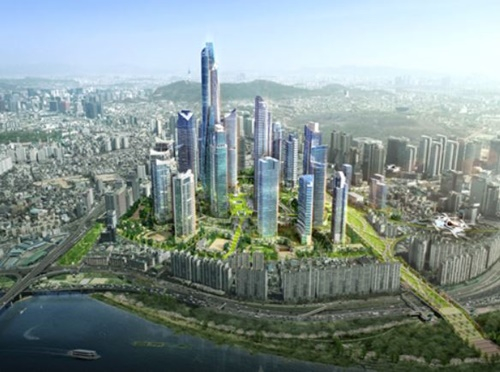 용산국제업무지구 조성 조감도./사진= 서울시