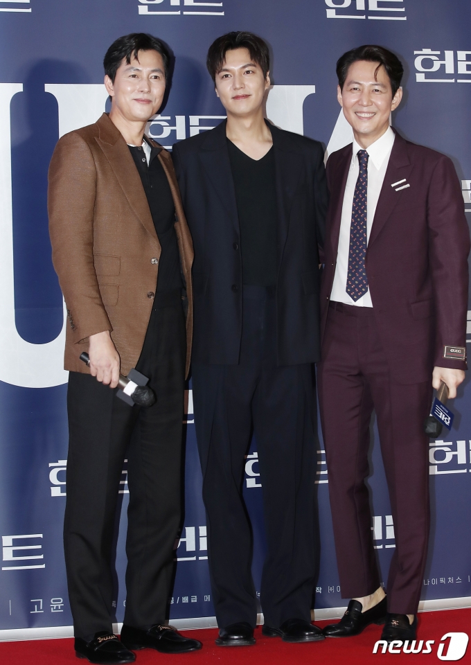 [사진] 정우성·이민호·이정재, 영화관 접수한 '비주얼 깡패들'