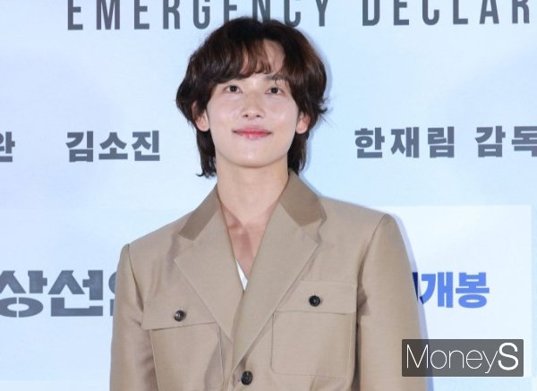 배우 임시완이 소름 돋는 연기 변신으로 영화 관객들에게 제대로 눈도장을 찍었다. 사진은 지난달 25일 서울 삼성동 메가박스 코엑스에서 열린 영화 '비상선언' 언론시사회에 참석한 임시완. /사진=장동규 기자