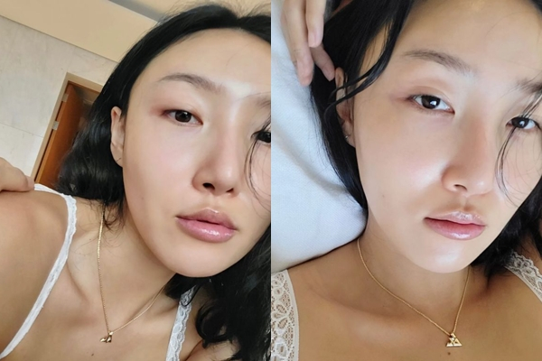 그룹 마마무 멤버 화사가 내추럴한 매력을 뽐냈다. /사진=화사 인스타그램
