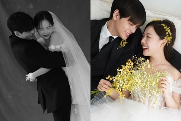  얼짱 출신 사업가 홍영기가 결혼 10년 만에 정식 웨딩화보를 촬영하고 감격했다. /사진=홍영기 인스타그램
