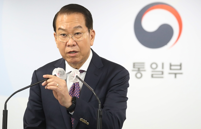 통일부는 8일 북한이 우리 정부가 제안한 이산가족 문제 해결을 위한 남북 당국 간 회담 제안 관련 통지문을 수신하지 않았다고 밝혔다. 사진은 권영세 통일부 장관. /사진=로이터