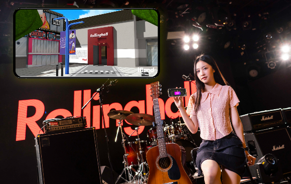 SK텔레콤이 자사 메타버스 플랫폼 '이프랜드'에서 가상 콘서트 '메타홍대 뮤직투어를 진행한다고 19일 전했다. /사진=SK텔레콤