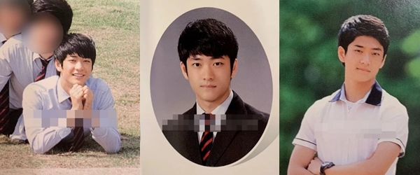 배우 강태오가 학창 시절부터 완성형 미모를 자랑했다. /사진=온라인 커뮤니티