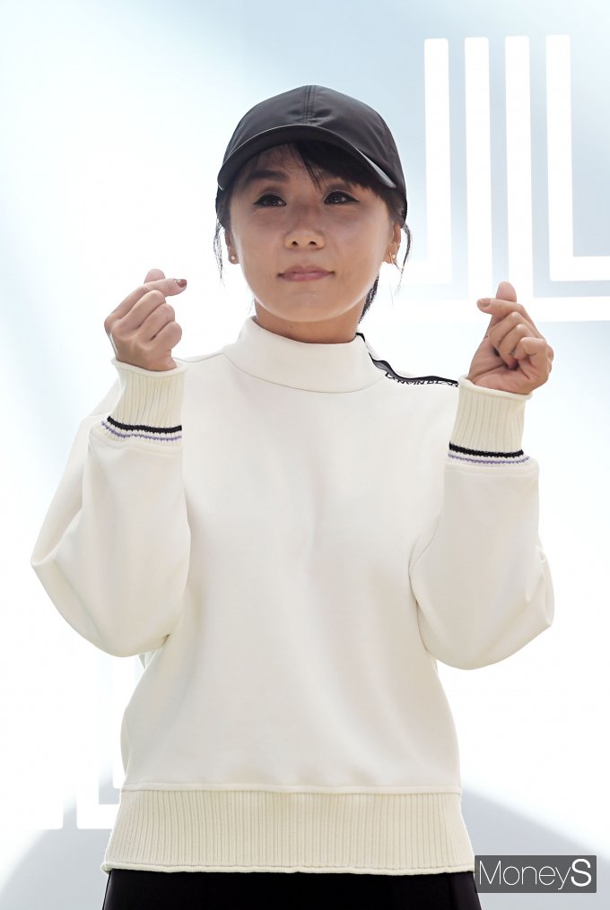 [머니S포토] 김미현 '깜찍한 슈퍼땅콩'