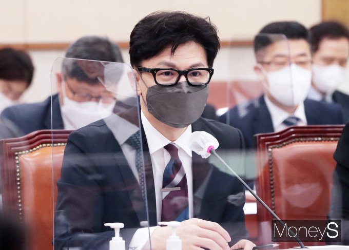 [머니S포토] 국감 한동훈 
