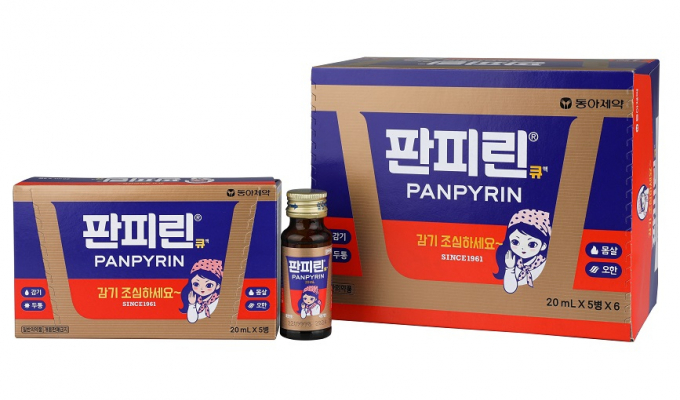 동아제약이 15년만에 종합감기약 판피린의 패키지 디자인을 전면 교체한다./사진=동아제약