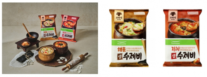 풀무원식품이 생면 시장을 선도하는 풀무원이 간편식 수제비 제품을 처음으로 출시하며 한층 탄탄해진 라인업으로 시장을 확대해 나간다.(풀무원식품 제공)