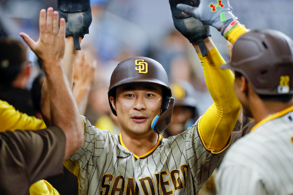 메이저리그(MLB)에 데뷔 후 첫 포스트시즌에 출전한 김하성(27·샌디에이고 파드리스)이 멀티히트를 기록하며 맹활약했다./사진=로이터