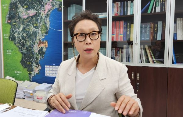 기장군의회 맹승자 부의장/사진=김동기 기자