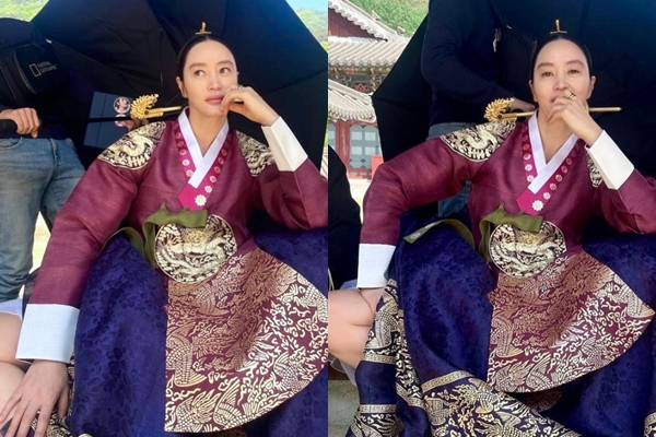 배우 김혜수가 유쾌한 모습을 공개했다. /사진=김혜수 인스타그램
