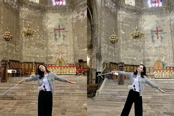 배우 한가인이 인스타그램 초보다운 귀여운 매력을 발산했다. /사진=한가인 인스타그램