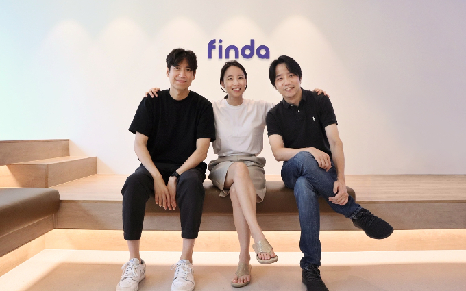 사진은 왼쪽부터 박홍민·이혜민 핀다 공동대표, 황창희 전 오픈업 대표./사진=핀다