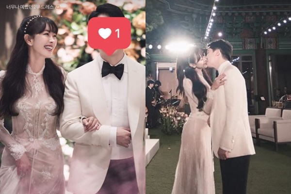 배우 고원희가 결혼식 비하인드 사진을 공개했다. /사진=고원희 인스타그램