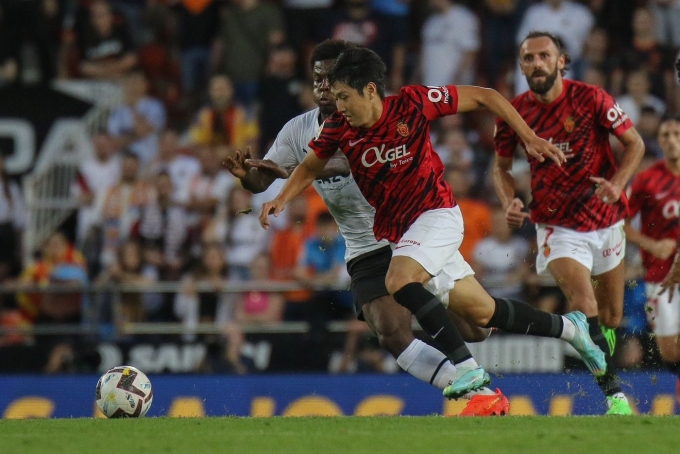 스페인 프리메라리가 레알 마요르카의 이강인.(마요르카 트위터 캡처)