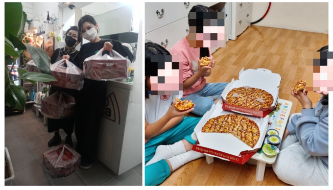 선명희피자, 가맹점 따뜻한 후원 이어가