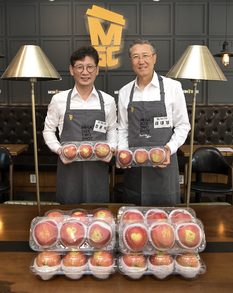 메가커피는 지역 특산물을 활용한 다양한 신메뉴로 지역사회 발전에 이바지했다. (메가커피 제공)